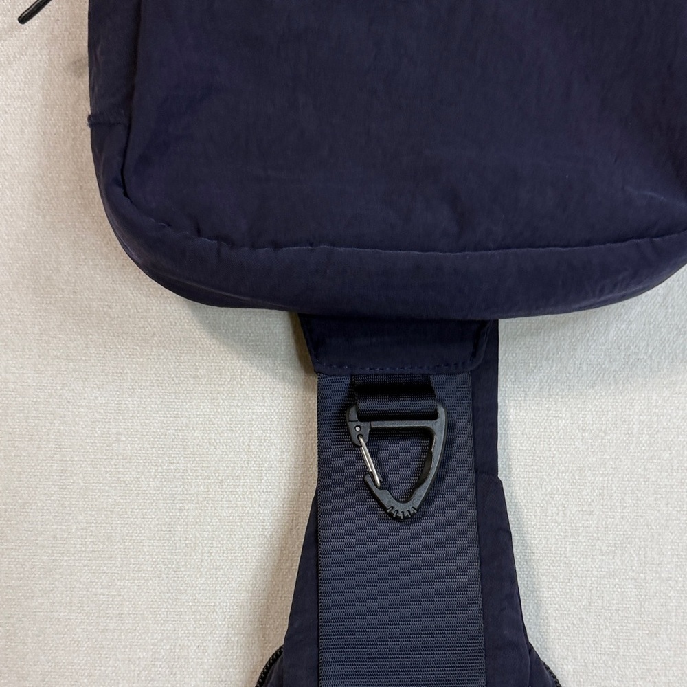 Stylish Navy Crossbody Bag with Logo - Picture 5 of 10